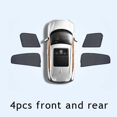 Glass Front Sunshade Privacy Car Curtain