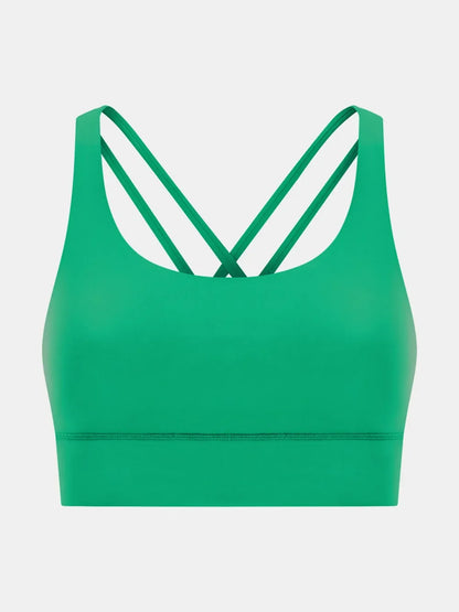 Millennia Crisscross Scoop Neck Active Tank