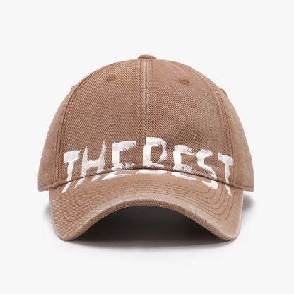 Letter Adjustable Baseball Cap