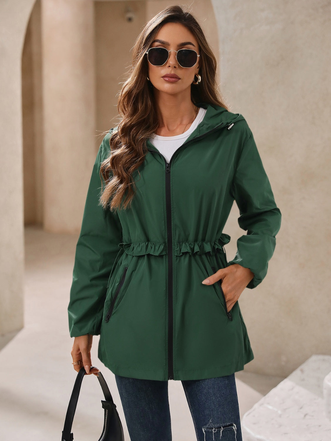 Waterproof Hooded Windbreaker Jacket