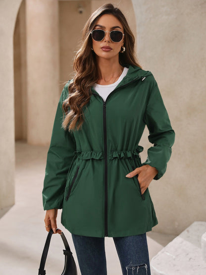 Waterproof Hooded Windbreaker Jacket