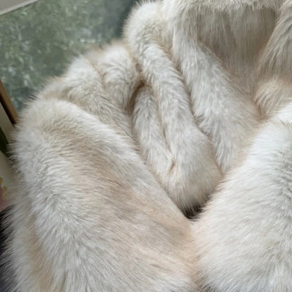 Fur Coat Short Tokas Fur Casual Women&