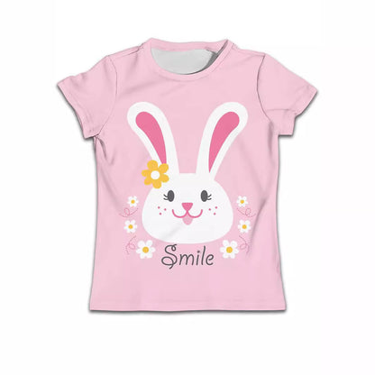 Children Boy T-shirt Clothes Casual Soft T-shirt Cute Cat Cartoon Pattern