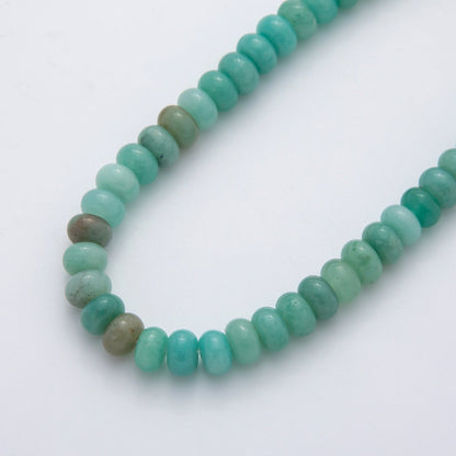 8mm Beautiful Mixed Color Gemstone Rondelle Beads 1 Strand Natural Stone Beads Around 15" WA409