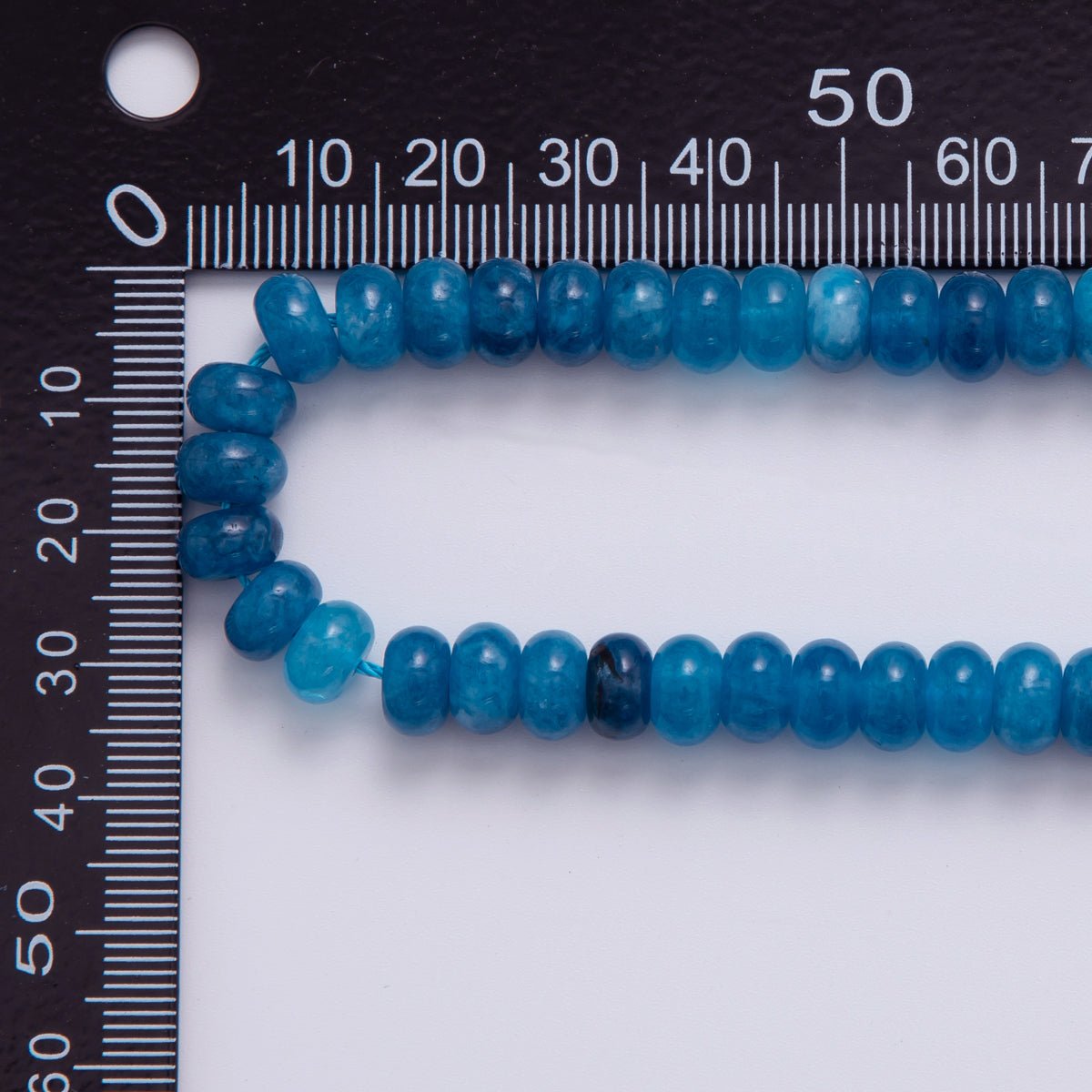 8mm Dark Blue Sodalite Rondelle Natural Gemstone Bead Strand Finding | WA-662