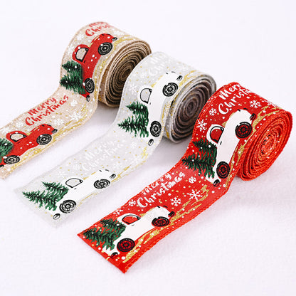 Car &amp; Christmas Tree Ribbon