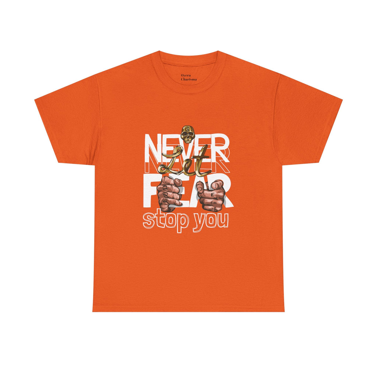 Never Give Up Heavy Cotton Tee