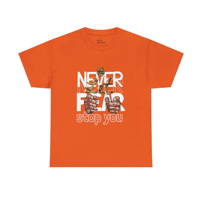 Never Give Up Heavy Cotton Tee