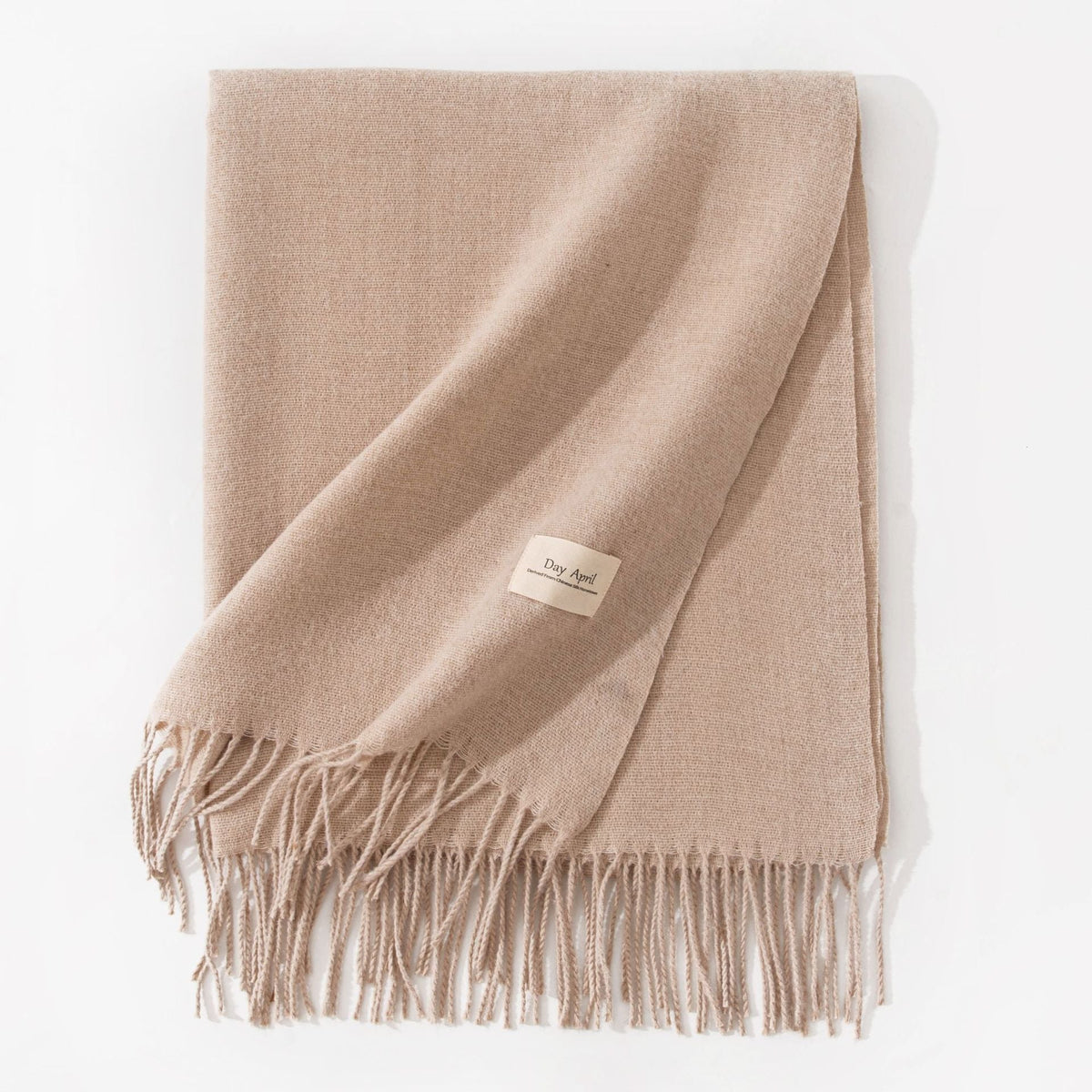 Pure Color Artificial Cashmere Scarf Women&