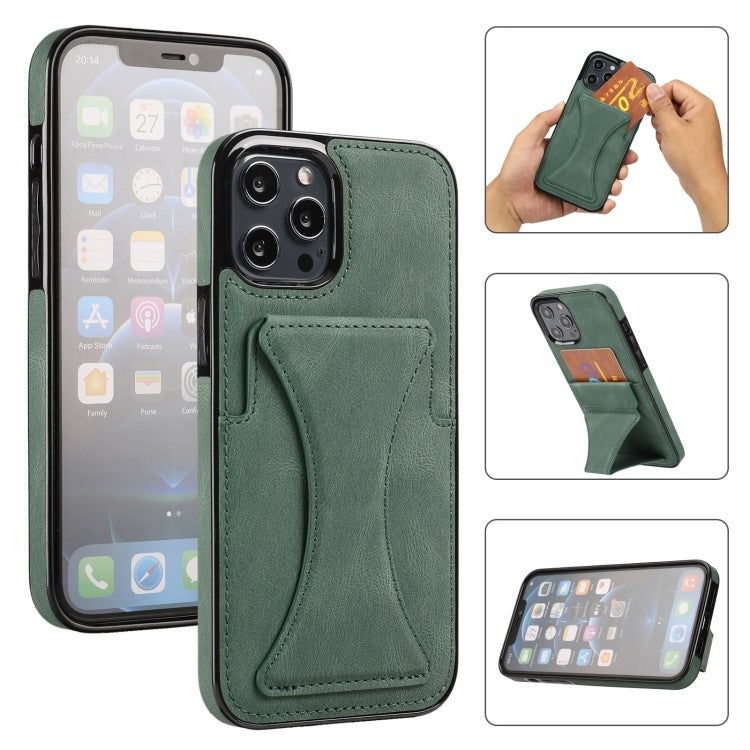 Leather Wallet Phone Case Card Holder Kickstand