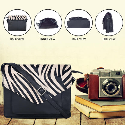 Leather Flapover Crossbody Handbag Purse for Women with Adjustable Strap &amp; Overflap Snap Closure Tote/Bag