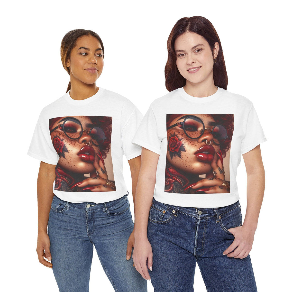 “Code Red” Cotton Graphic Tee