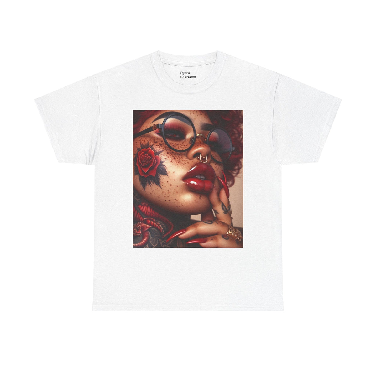 “Code Red” Cotton Graphic Tee