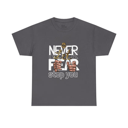 Never Give Up Heavy Cotton Tee