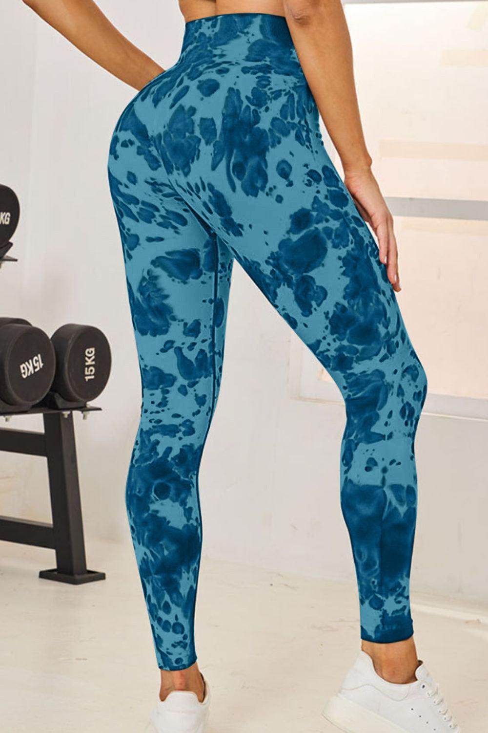 Tie-Dye High Waist Active Leggings for Comfortable Fitness