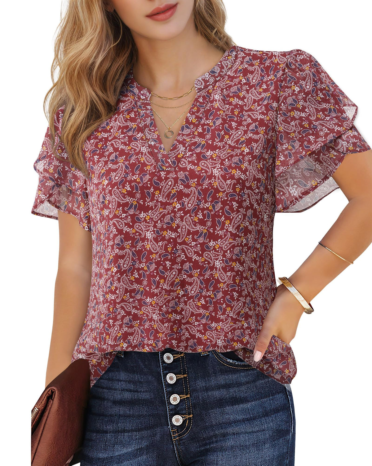 Polyester Blouses - Women&