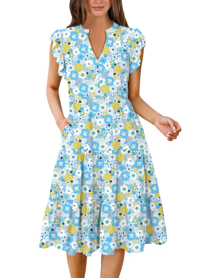 Blue Casual Dresses - Women&