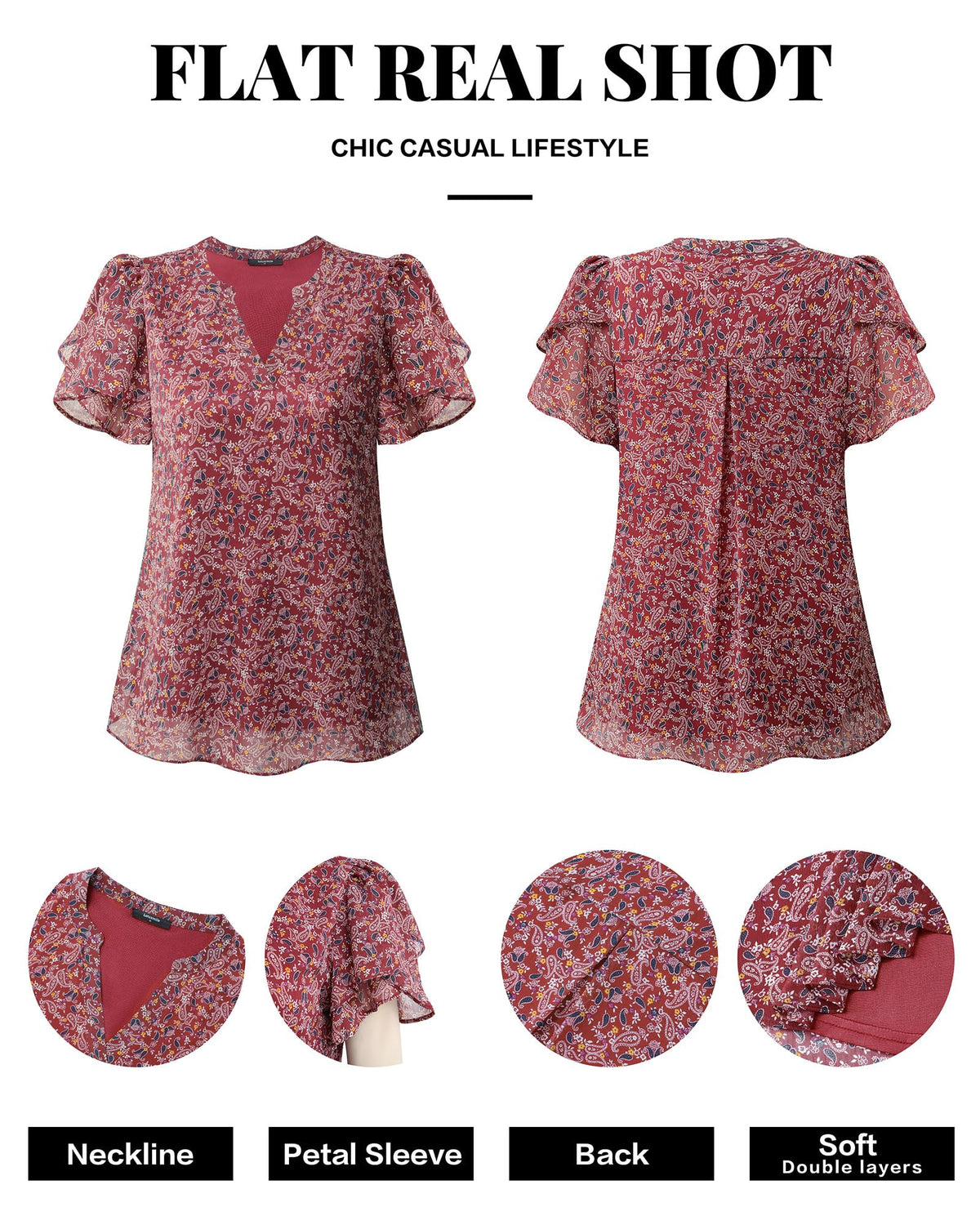 Polyester Blouses - Women&