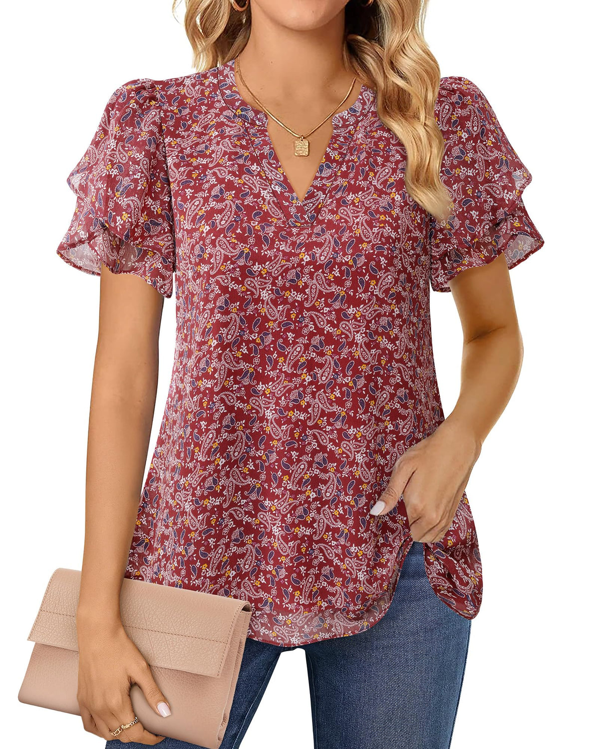 Polyester Blouses - Women&