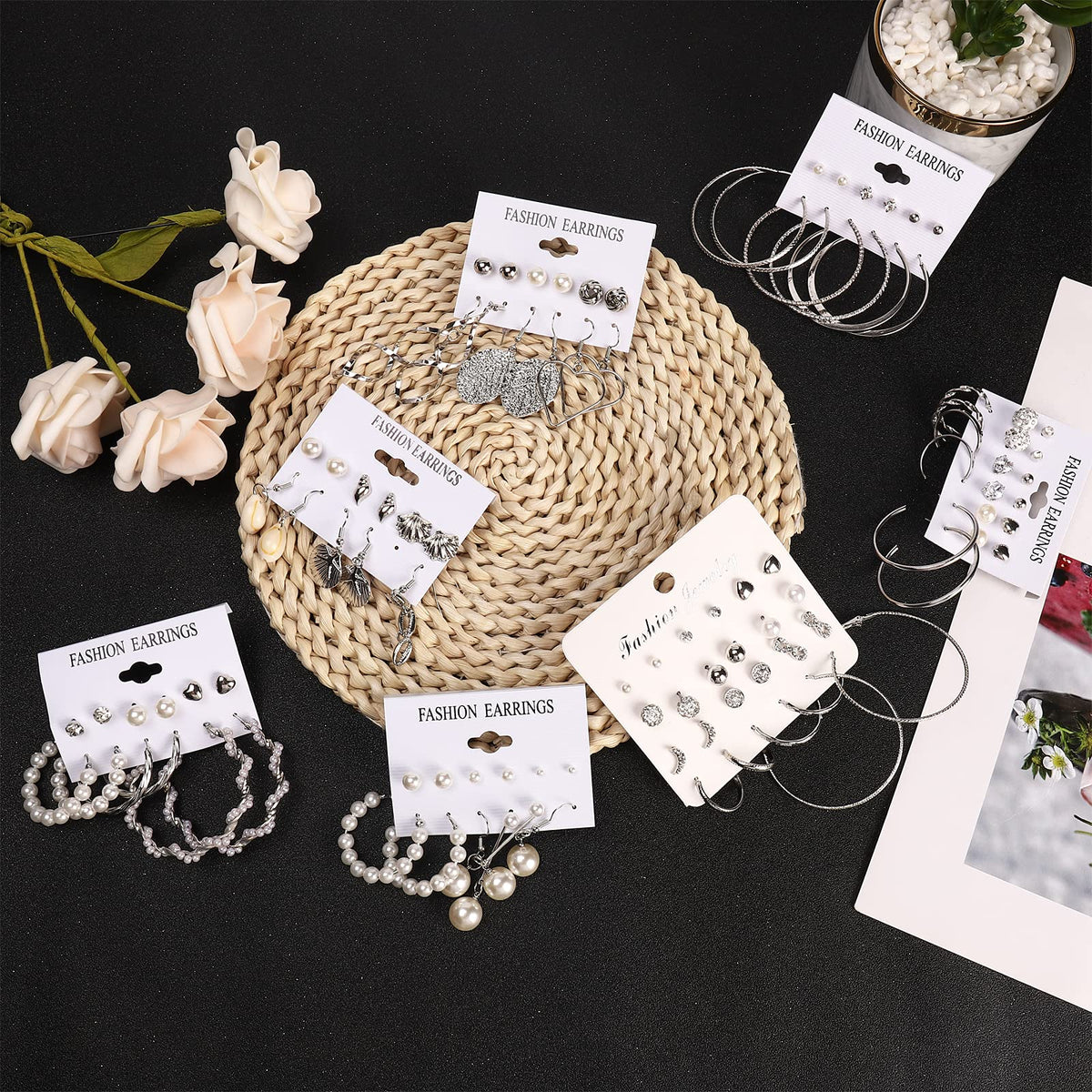 69-Piece Gold Jewelry Set for Women | Necklaces, Bracelets &amp; Earrings