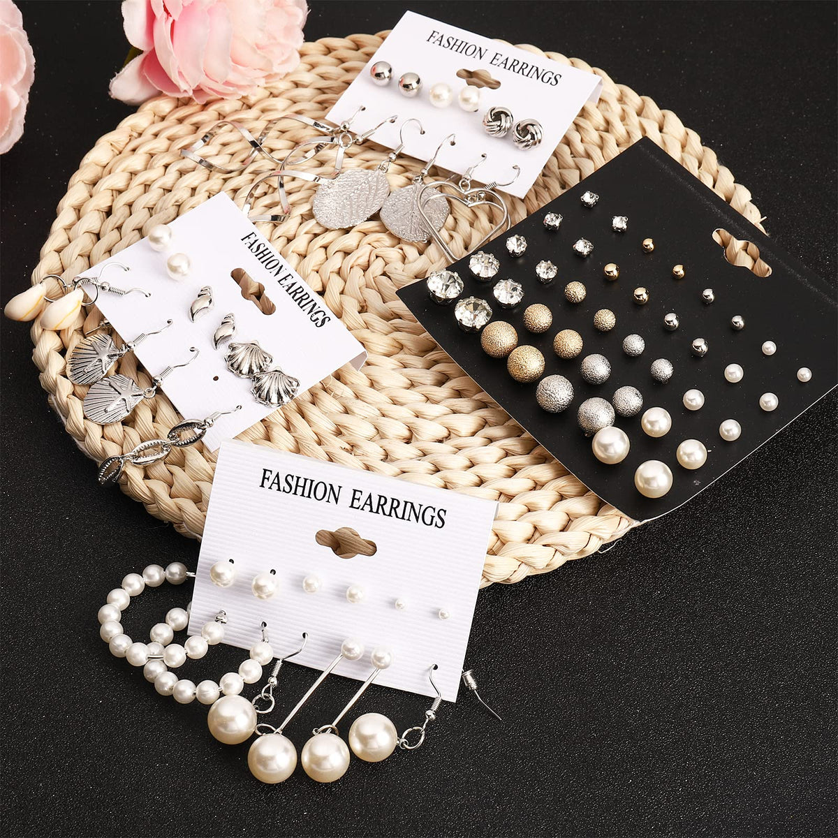 69-Piece Gold Jewelry Set for Women | Necklaces, Bracelets &amp; Earrings