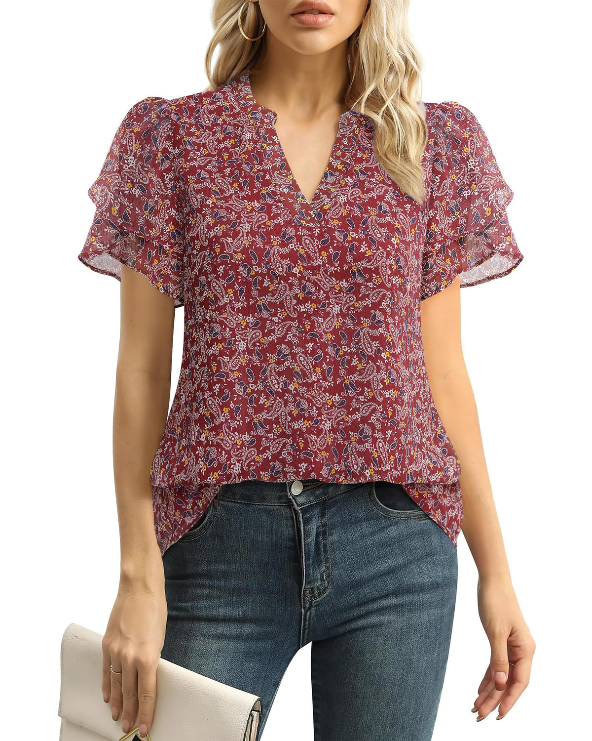 Polyester Blouses - Women&