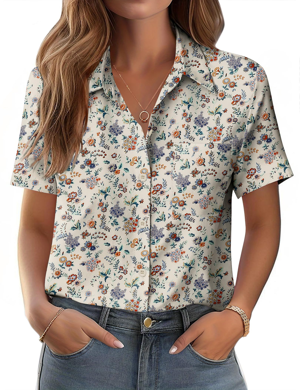 Polyester Blouse - Women&