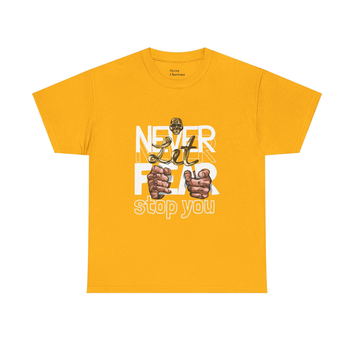 Never Give Up Heavy Cotton Tee