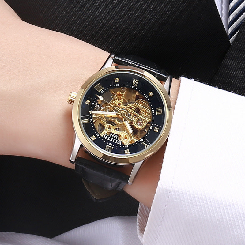 Stainless Steel Waterproof Business Automatic Mechanical Watch