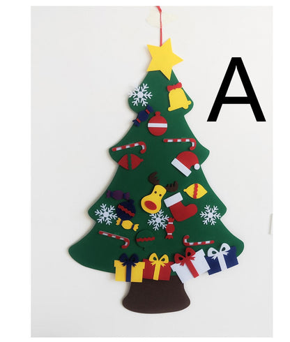 DIY Felt 3D Christmas Tree Decor
