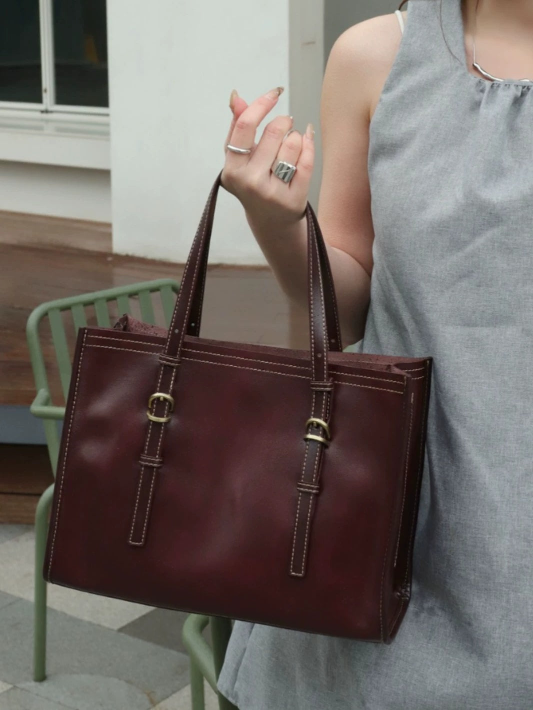 New Genuine Leather Women&