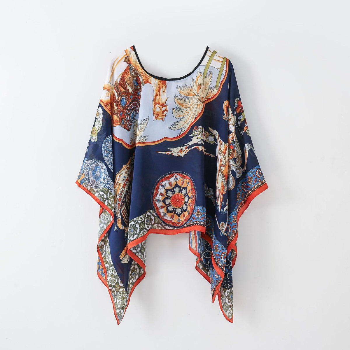 Pullover Shawl Outerwear Cover-up Multifunctional Scarf