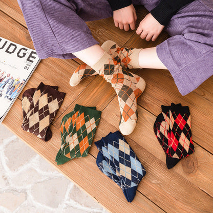 AutumnWinter Diamond-Patterned Women&