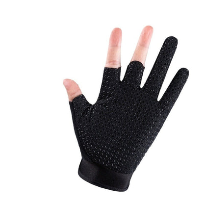 Cycling Lure Fishing Gloves Sun Protection Windproof