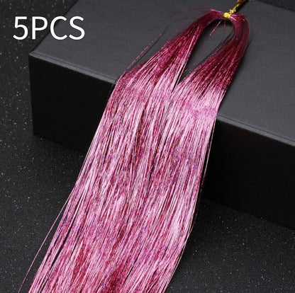 Laser hair color hair extension