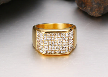 Titanium steel diamond men&