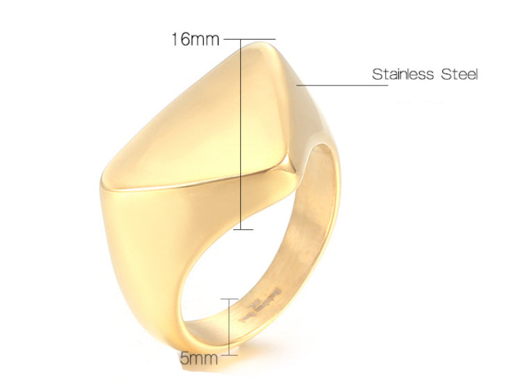 Fashion Triangle Stainless Steel Men&