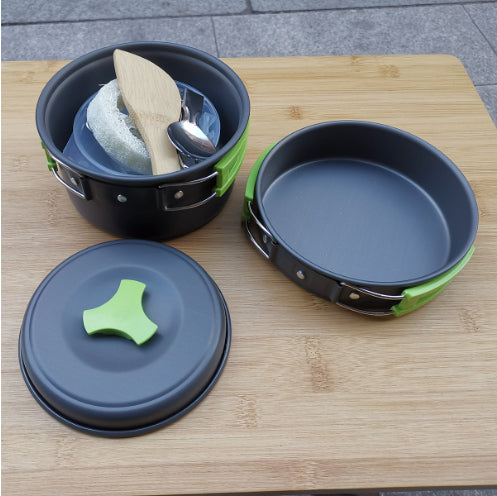 Outdoor cookware 1-2 people camping cookware set