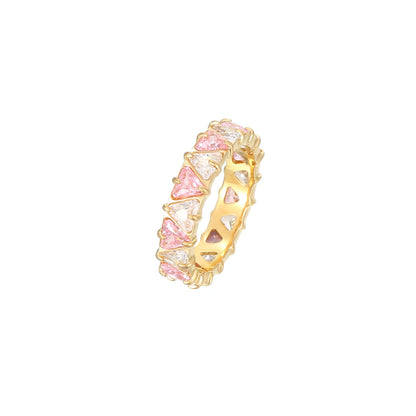 Fashionable Colorful Zircon Ring For Women
