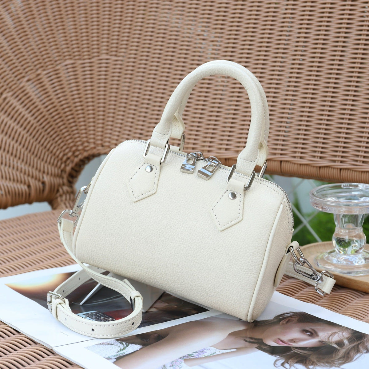 Top-grain Leather Women&