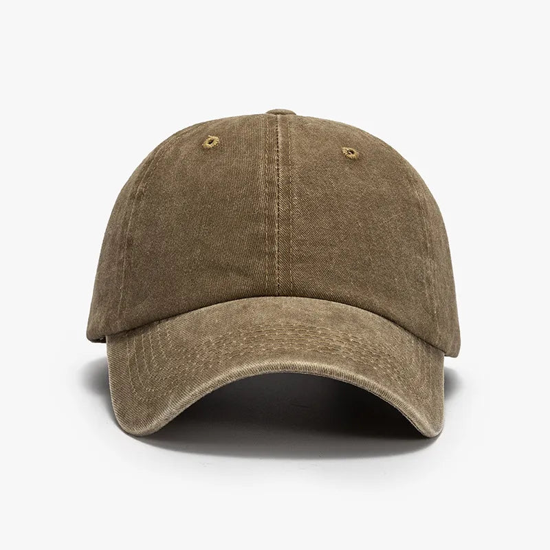 Washed Curved-Brim Baseball Cap