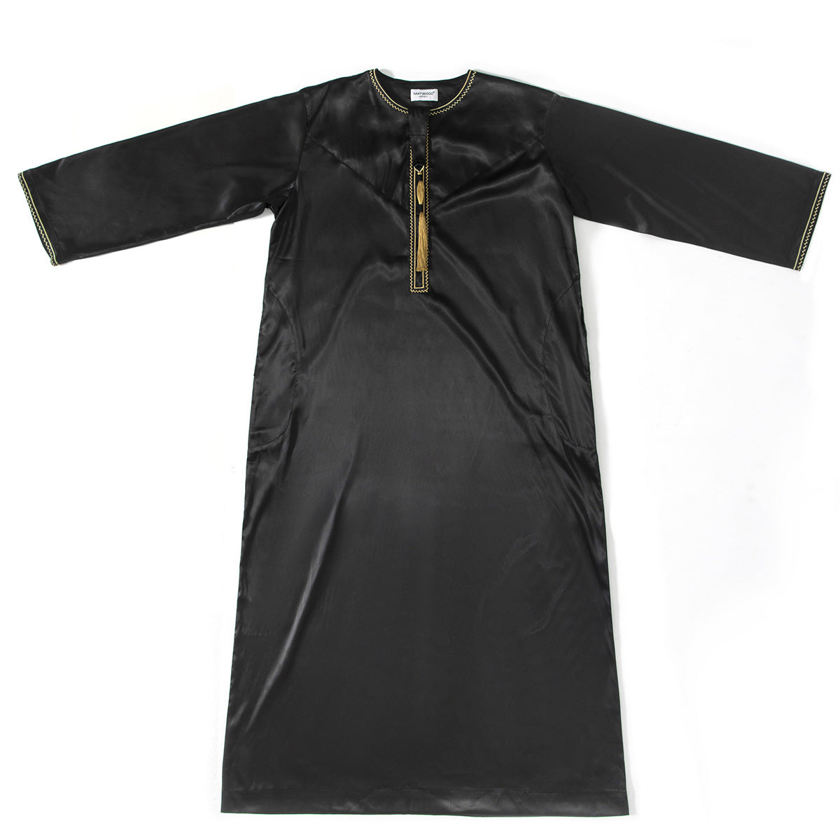 Ethnic Stitching Contrast Color Men&