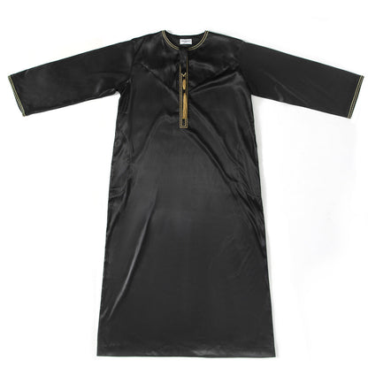 Ethnic Stitching Contrast Color Men&