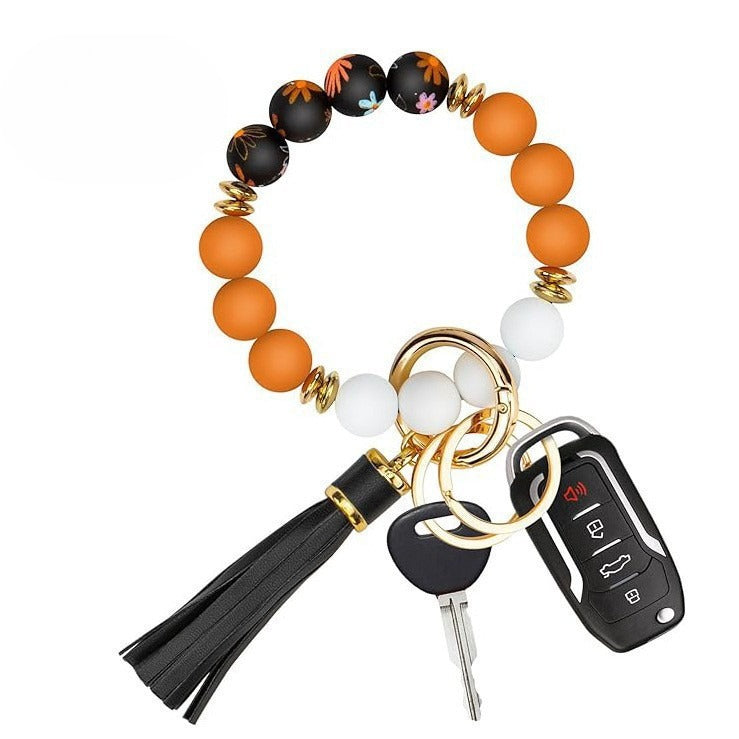 PU Tassel Keychain Women&