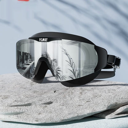 Electroplating HD Waterproof Non-fogging Swimming Glasses