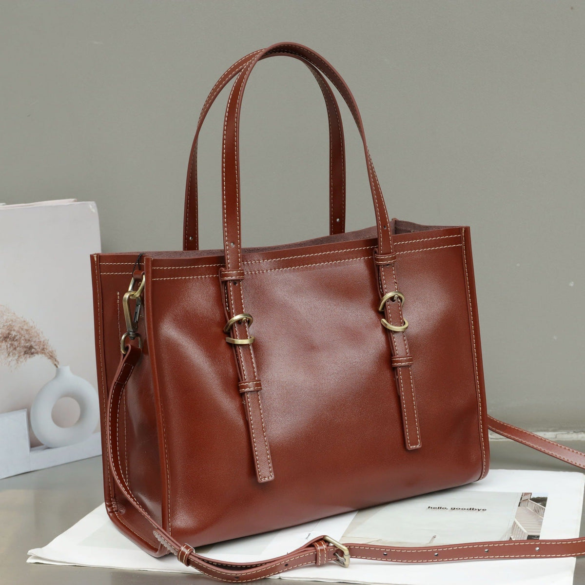New Genuine Leather Women&