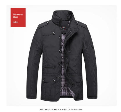 Autumn And Winter New Mid-length Jacket Men&