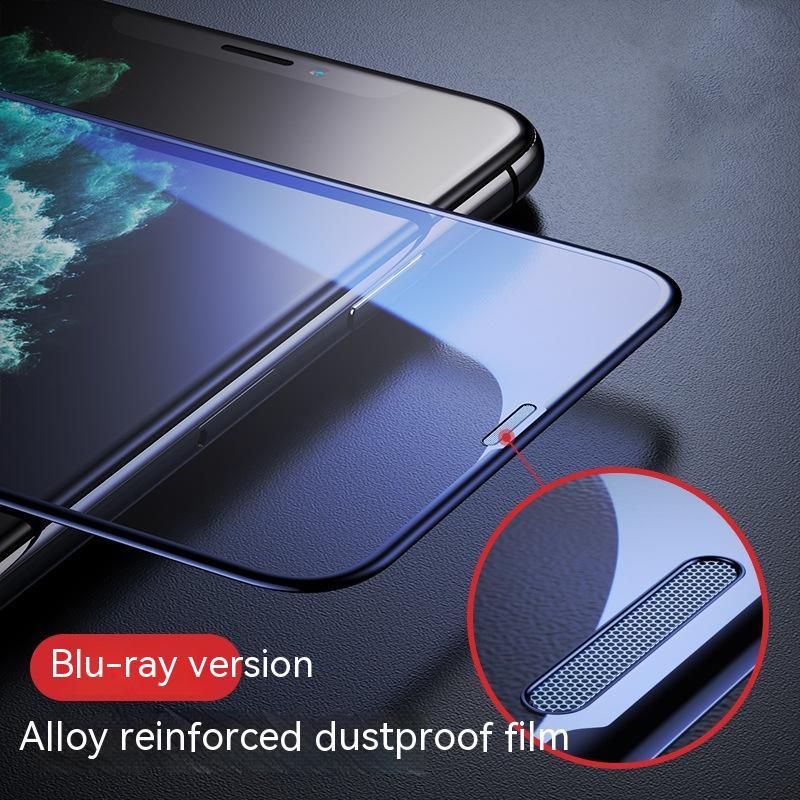 Privacy tempered film dustproof net full-cover screen protector