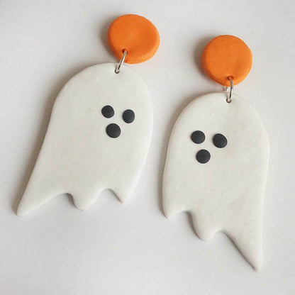 Halloween Theme Dangle Earrings in Gothic Style Design