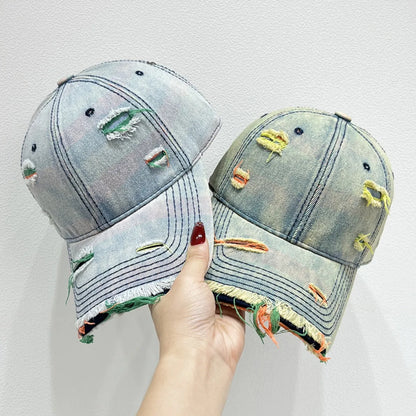 Distressed Adjustable Baseball Cap